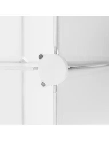 Dulap modular ZALVO, dormitor/hol/birou, 111x46x185 cm, metal și plastic | MobilaOK