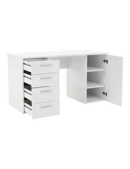 Masă de birou EUSTACH, birou, 137x60x76.3 cm, PAL melaminat | MobilaOK