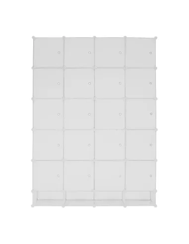 Dulap ZAFOD, modular, hol/dormitor, 148x46x202 cm, metal și plastic | MobilaOK