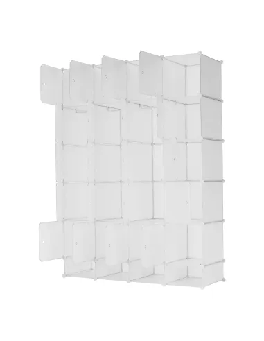 Dulap ZAFOD, modular, hol/dormitor, 148x46x202 cm, metal și plastic | MobilaOK