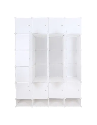 Dulap ZAFOD, modular, hol/dormitor, 148x46x202 cm, metal și plastic | MobilaOK
