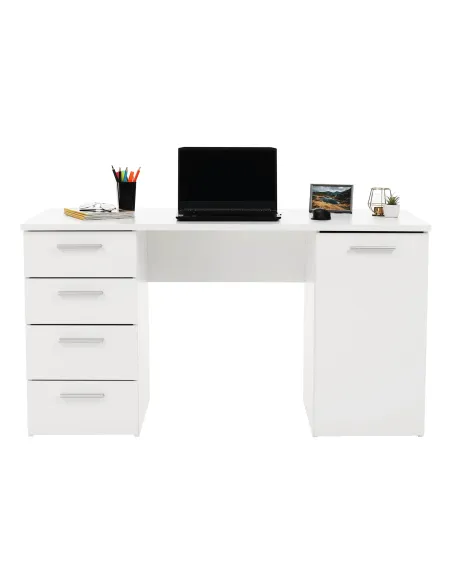 Masă de birou EUSTACH, birou, 137x60x76.3 cm, PAL melaminat | MobilaOK