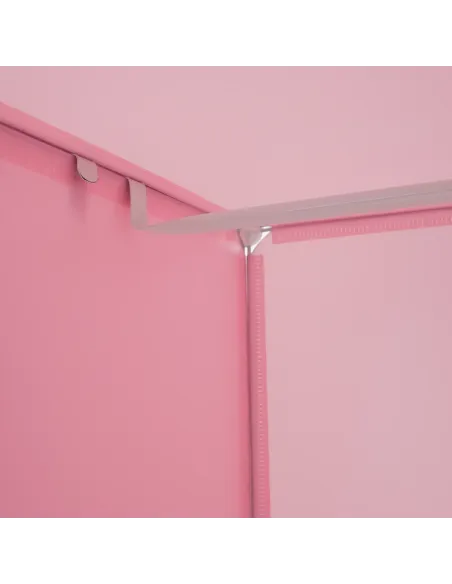 Dulap Copii NURMI, dormitor copii, 111x47x147 cm, metal și plastic | MobilaOK