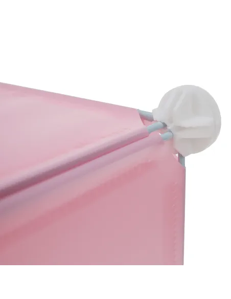 Dulap Copii NURMI, dormitor copii, 111x47x147 cm, metal și plastic | MobilaOK