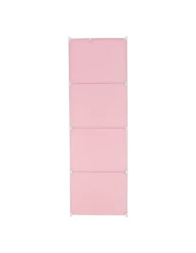 Dulap Copii NURMI, dormitor copii, 111x47x147 cm, metal și plastic | MobilaOK