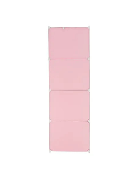 Dulap Copii NURMI, dormitor copii, 111x47x147 cm, metal și plastic | MobilaOK