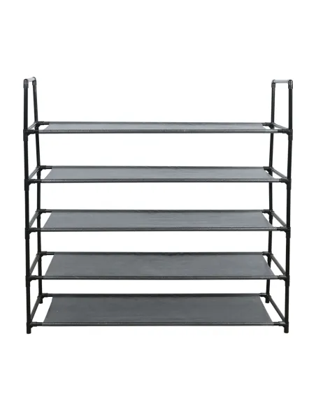 Dulap pantofi MADILO, hol/dormitor, 86x28x89 cm, metal/ţesătură | MobilaOK