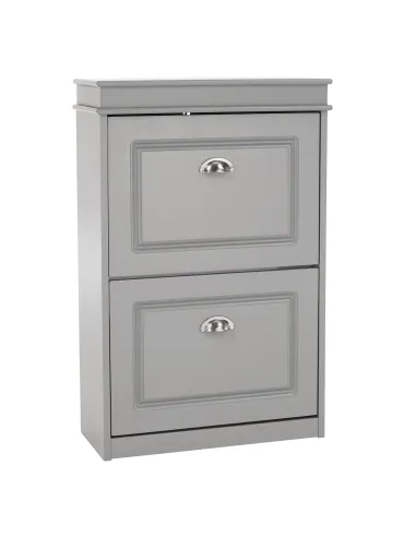 Pantofar SEBER TYP 1, hol/dressing, 53.5x82.5x24 cm, PAL/MDF, gri | MobilaOK