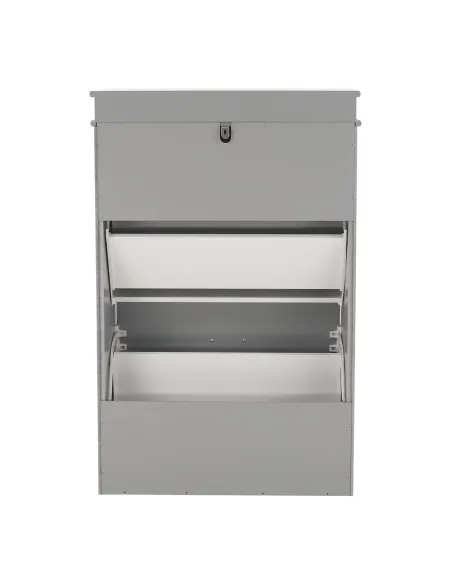 Pantofar SEBER TYP 1, hol/dressing, 53.5x82.5x24 cm, PAL/MDF, gri | MobilaOK