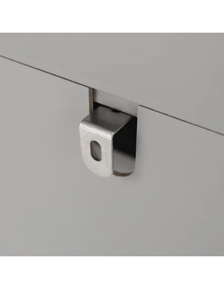 Pantofar SEBER TYP 1, hol/dressing, 53.5x82.5x24 cm, PAL/MDF, gri | MobilaOK