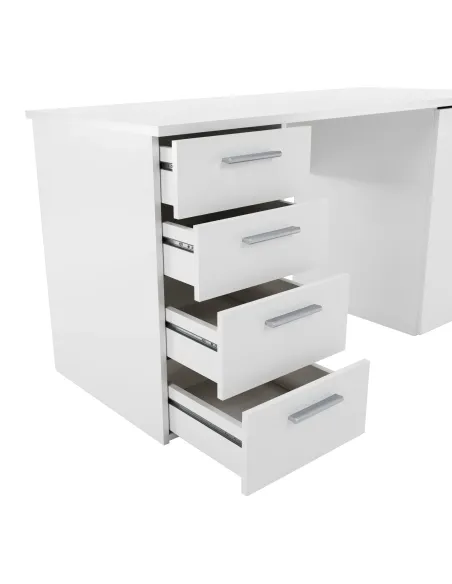 Masă de birou EUSTACH, birou, 137x60x76.3 cm, PAL melaminat | MobilaOK