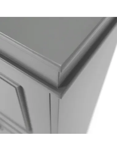 Pantofar, SEBER TYP 2, hol/dormitor, 53.5x117x24 cm, PAL/MDF, gri | MobilaOK