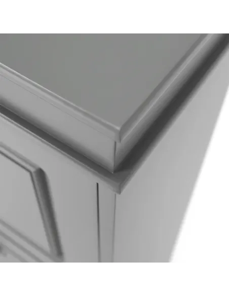 Pantofar, SEBER TYP 2, hol/dormitor, 53.5x117x24 cm, PAL/MDF, gri | MobilaOK