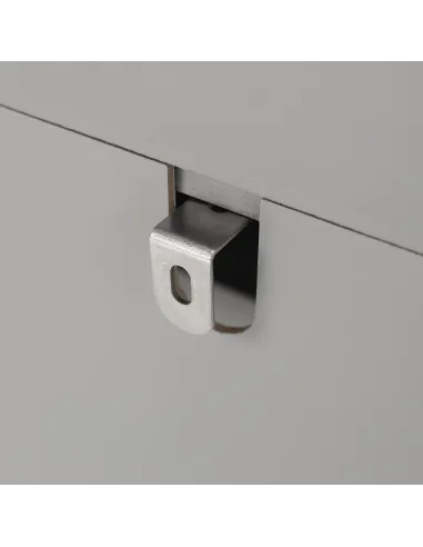 Pantofar, SEBER TYP 2, hol/dormitor, 53.5x117x24 cm, PAL/MDF, gri | MobilaOK