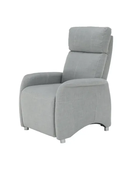 Fotoliu FOREST, fotoliu TV reglabil living, 78x90x113.5/84 cm, textil gri | MobilaOK