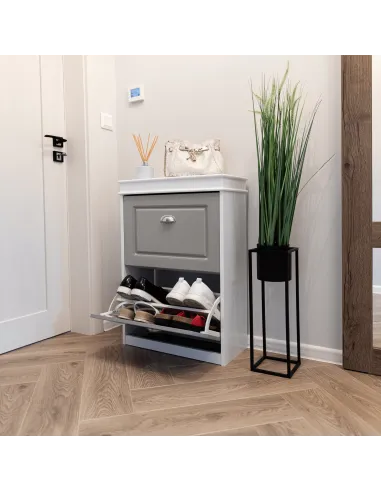 Dulap pantofi SEBER, hol/dressing, 53.5x24x82.5 cm, PAL/MDF | MobilaOK