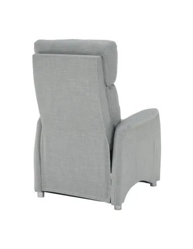 Fotoliu FOREST, fotoliu TV reglabil living, 78x90x113.5/84 cm, textil gri | MobilaOK