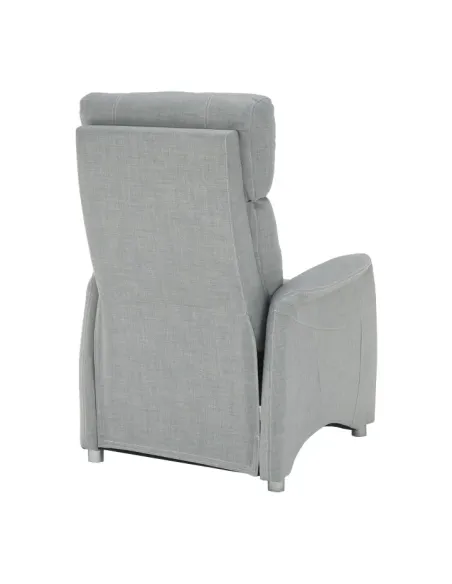 Fotoliu FOREST, fotoliu TV reglabil living, 78x90x113.5/84 cm, textil gri | MobilaOK