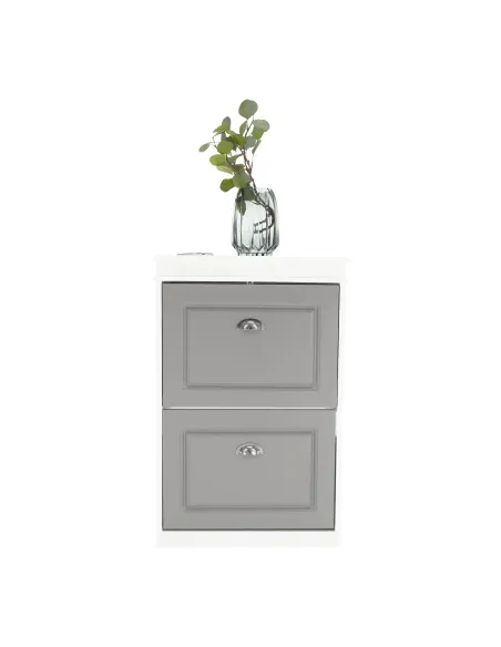 Dulap pantofi SEBER, hol/dressing, 53.5x24x82.5 cm, PAL/MDF | MobilaOK