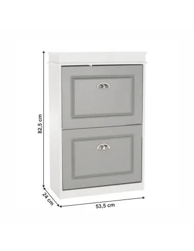 Dulap pantofi SEBER, hol/dressing, 53.5x24x82.5 cm, PAL/MDF | MobilaOK