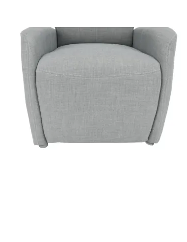 Fotoliu FOREST, fotoliu TV reglabil living, 78x90x113.5/84 cm, textil gri | MobilaOK
