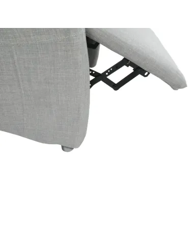 Fotoliu FOREST, fotoliu TV reglabil living, 78x90x113.5/84 cm, textil gri | MobilaOK