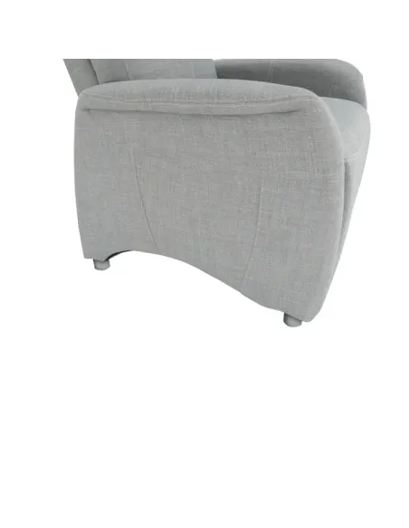 Fotoliu FOREST, fotoliu TV reglabil living, 78x90x113.5/84 cm, textil gri | MobilaOK