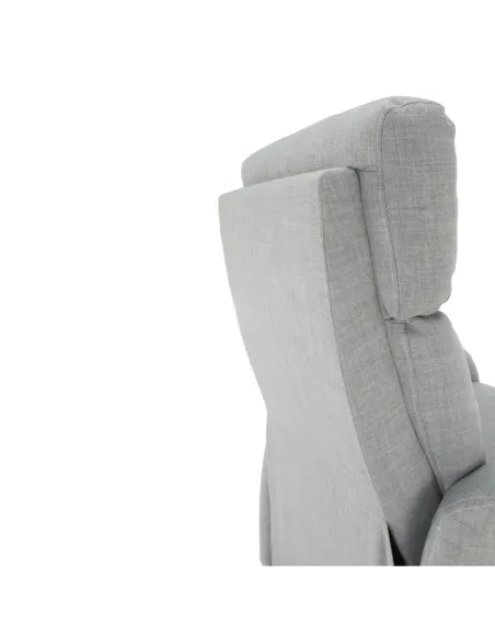 Fotoliu FOREST, fotoliu TV reglabil living, 78x90x113.5/84 cm, textil gri | MobilaOK