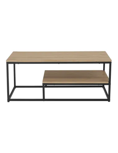 Măsuță de cafea LARON living 110x60x45 cm MDF și metal | MobilaOK