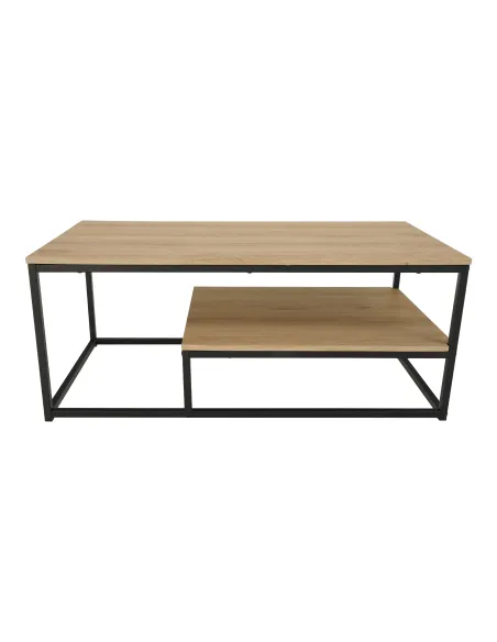 Măsuță de cafea LARON living 110x60x45 cm MDF și metal | MobilaOK