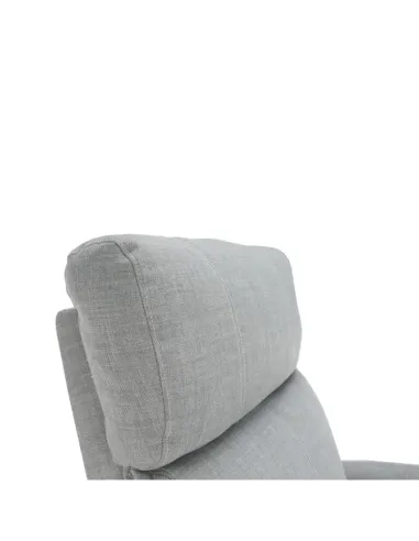 Fotoliu FOREST, fotoliu TV reglabil living, 78x90x113.5/84 cm, textil gri | MobilaOK