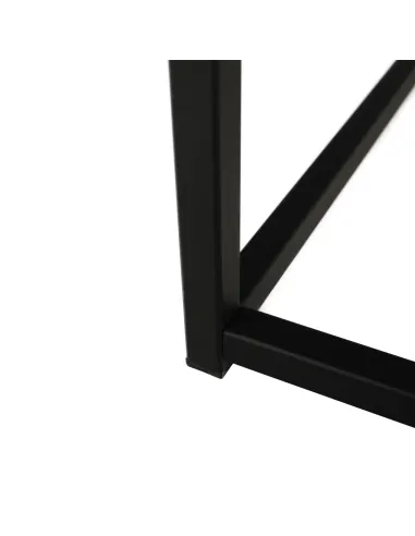 Măsuță de cafea LARON living 110x60x45 cm MDF și metal | MobilaOK