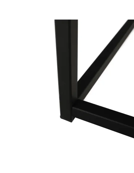 Măsuță de cafea LARON living 110x60x45 cm MDF și metal | MobilaOK