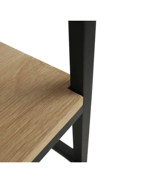 Măsuță de cafea LARON living 110x60x45 cm MDF și metal | MobilaOK