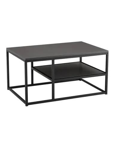 Măsuță de cafea BARMIO living 90x60x45 cm MDF și metal | MobilaOK