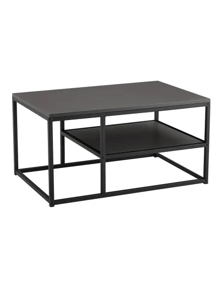 Măsuță de cafea BARMIO living 90x60x45 cm MDF și metal | MobilaOK