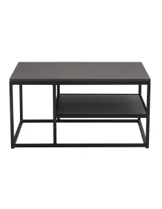 Măsuță de cafea BARMIO living 90x60x45 cm MDF și metal | MobilaOK 2
