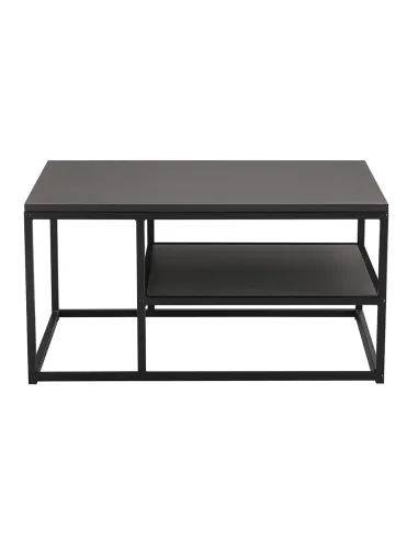 Măsuță de cafea BARMIO living 90x60x45 cm MDF și metal | MobilaOK