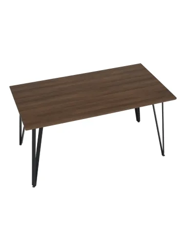 Masă Dining FRIADO, living, 150x80 cm, MDF și metal | MobilaOK