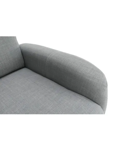 Fotoliu FOREST, fotoliu TV reglabil living, 78x90x113.5/84 cm, textil gri | MobilaOK
