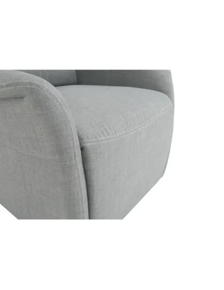 Fotoliu FOREST, fotoliu TV reglabil living, 78x90x113.5/84 cm, textil gri | MobilaOK