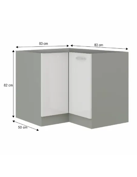 Cabinet bucătărie PRADO, 83/83x60x82 cm, PAL melaminat | MobilaOK