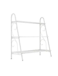 Raft, VERUMA, living/dormitor/birou, 63.5x31.5x72 cm, Metal, Alb | MobilaOK 2