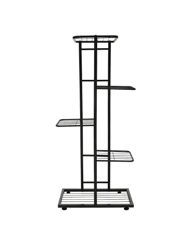 Suport pentru plante, BAMIR TIP 1, living/balcon/birou, 43x22x98 cm, Metal, gri închis | MobilaOK
