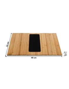 Cotieră OSEN pentru canapea, 48x32x1 cm, bambus natural | MobilaOK 2