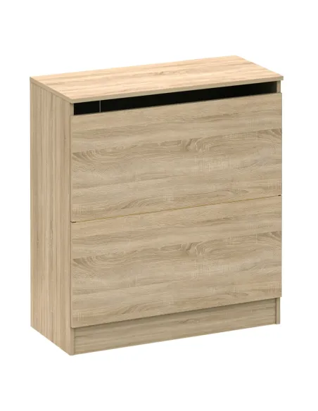 Dulap pentru perne, BETTY 2, dormitor, 84.8x39.4x93.3 cm, PAL stejar sonoma | MobilaOK