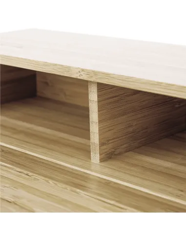 Organizator VISE, bambus natural, 46x32x6.5 cm, pentru living/dormitor | MobilaOK