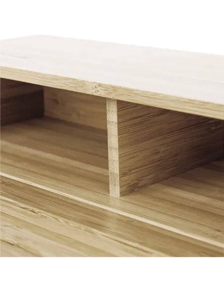 Organizator VISE, bambus natural, 46x32x6.5 cm, pentru living/dormitor | MobilaOK