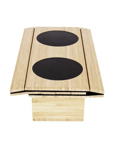 Organizator VISE, bambus natural, 46x32x6.5 cm, pentru living/dormitor | MobilaOK