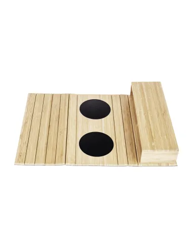 Organizator VISE, bambus natural, 46x32x6.5 cm, pentru living/dormitor | MobilaOK